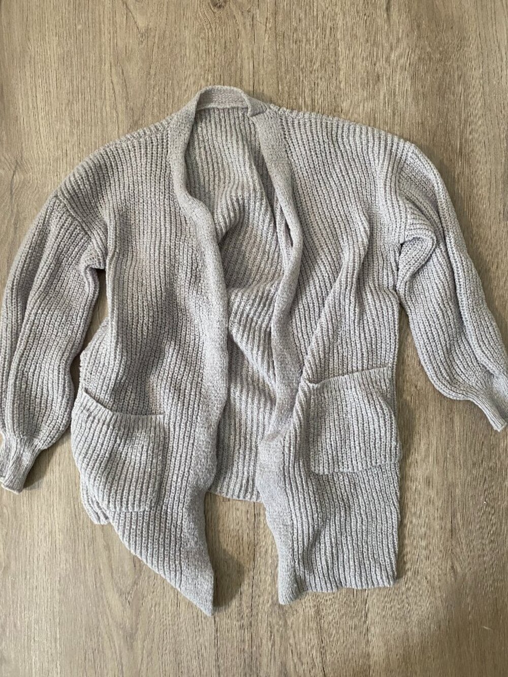 Basic Grey Long Cardigan